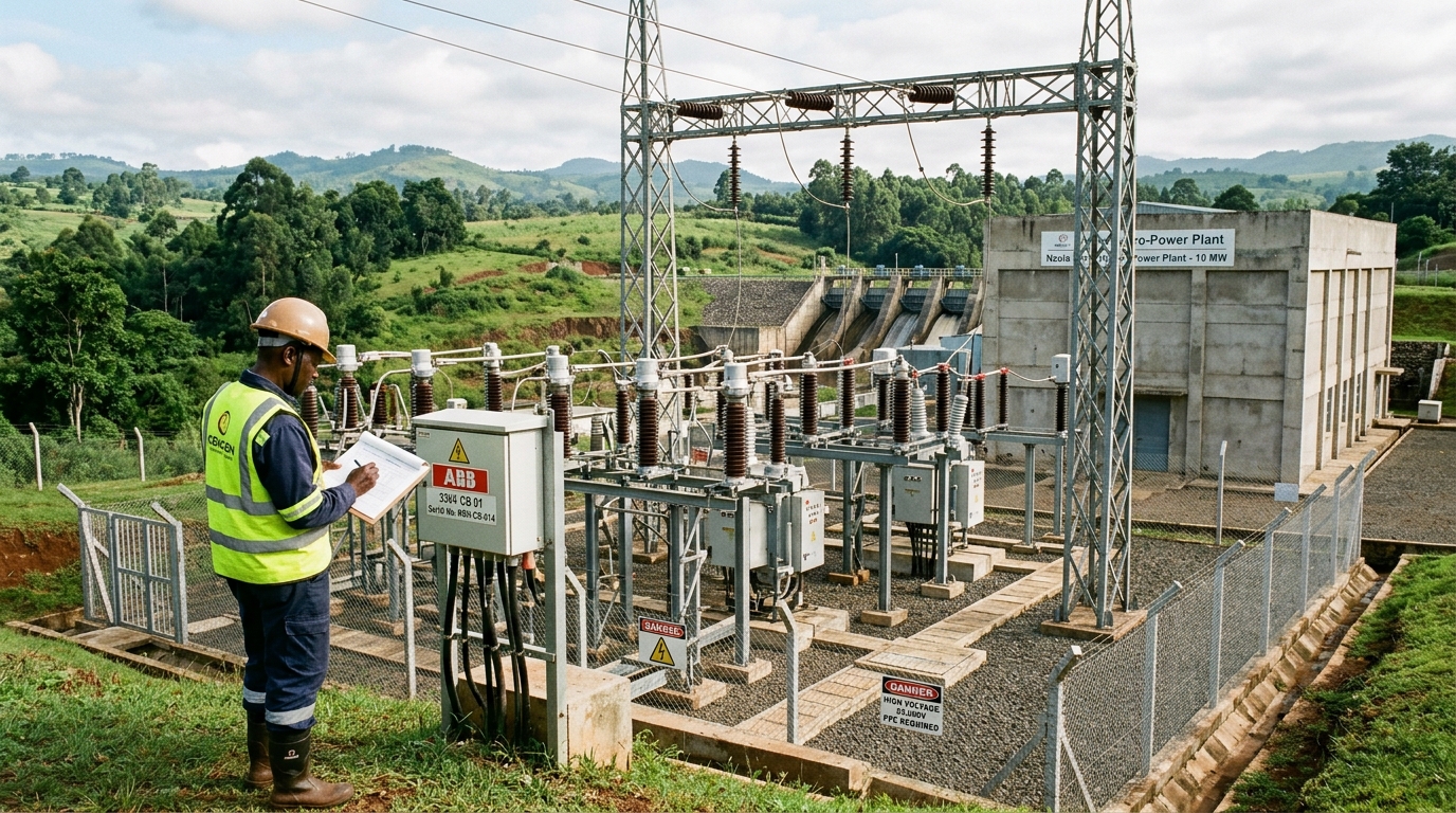 Postes de raccordement — centrale hydroélectrique 10,4 MW