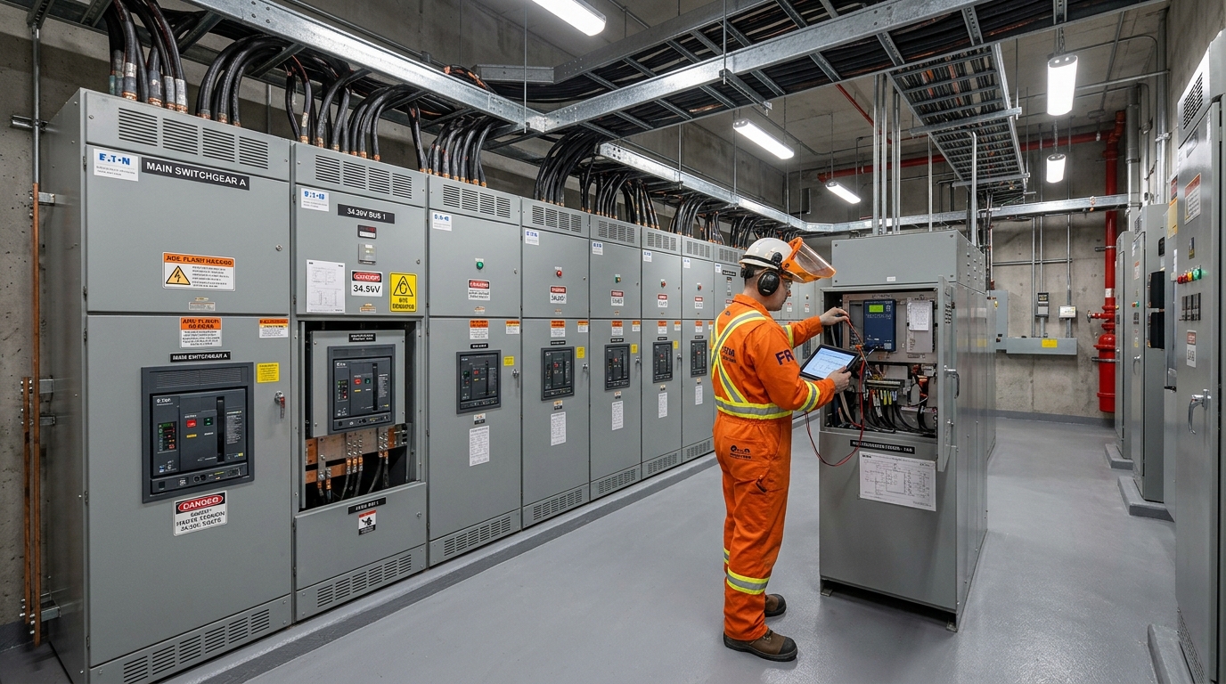 Réhabilitation électrique complète — grand parc de loisirs urbain