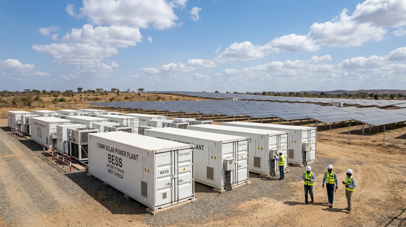 Étude de faisabilité — Centrale solaire 120 MWc + BESS 240 MWh